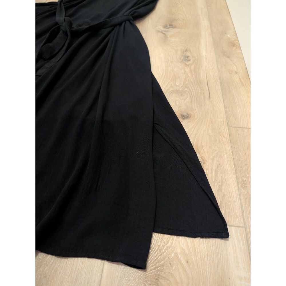 Torrid Black Cami Culotte Jumpsuit Size 3 3X Wide Leg Boho Festival Black - Picture 10 of 11